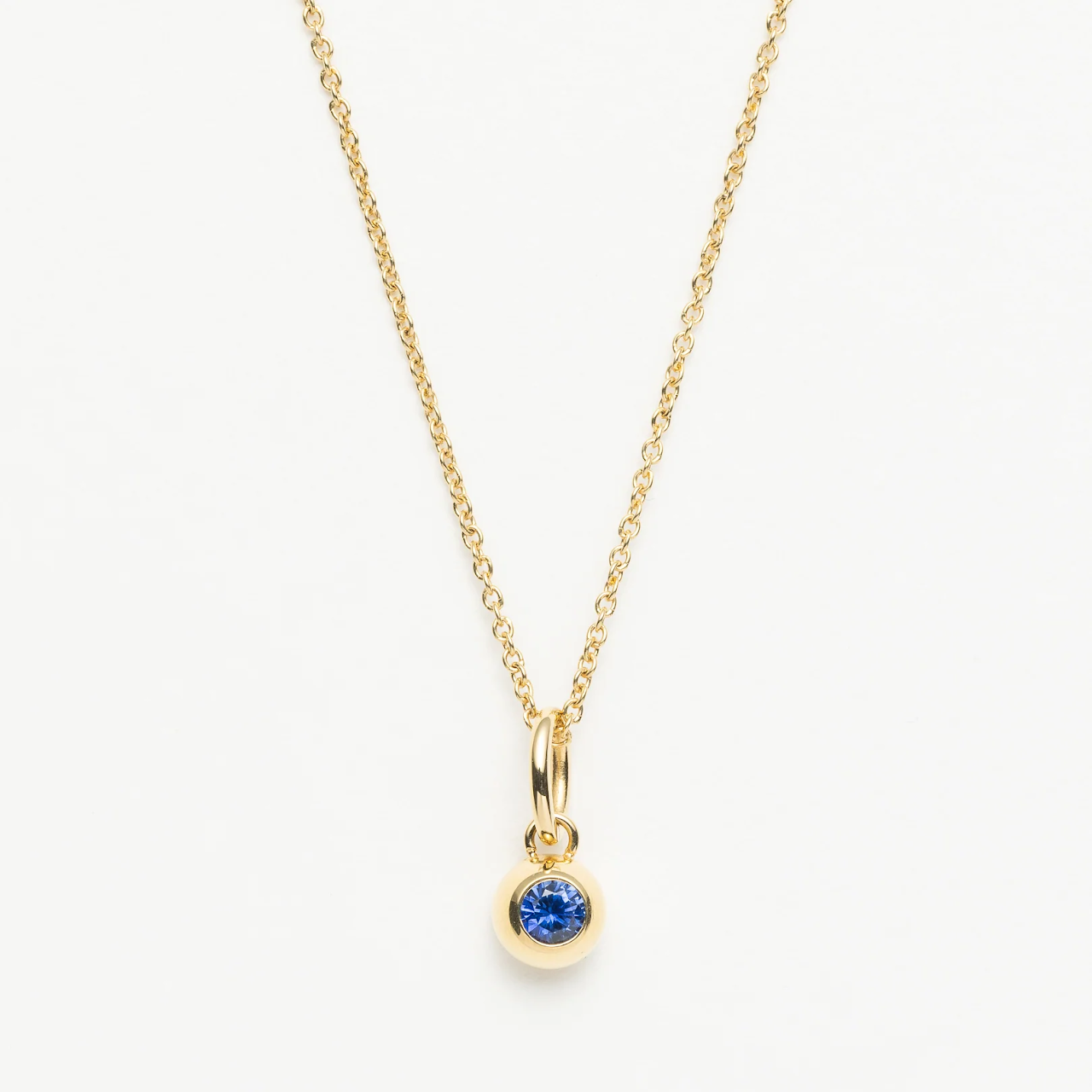 Amara Blue Sapphire Pendant by LUAH