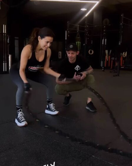 Eva Longoria, Workout, Instagram Stories, Converse Run Star Hike Hi Trainers, Platform Sneakers
