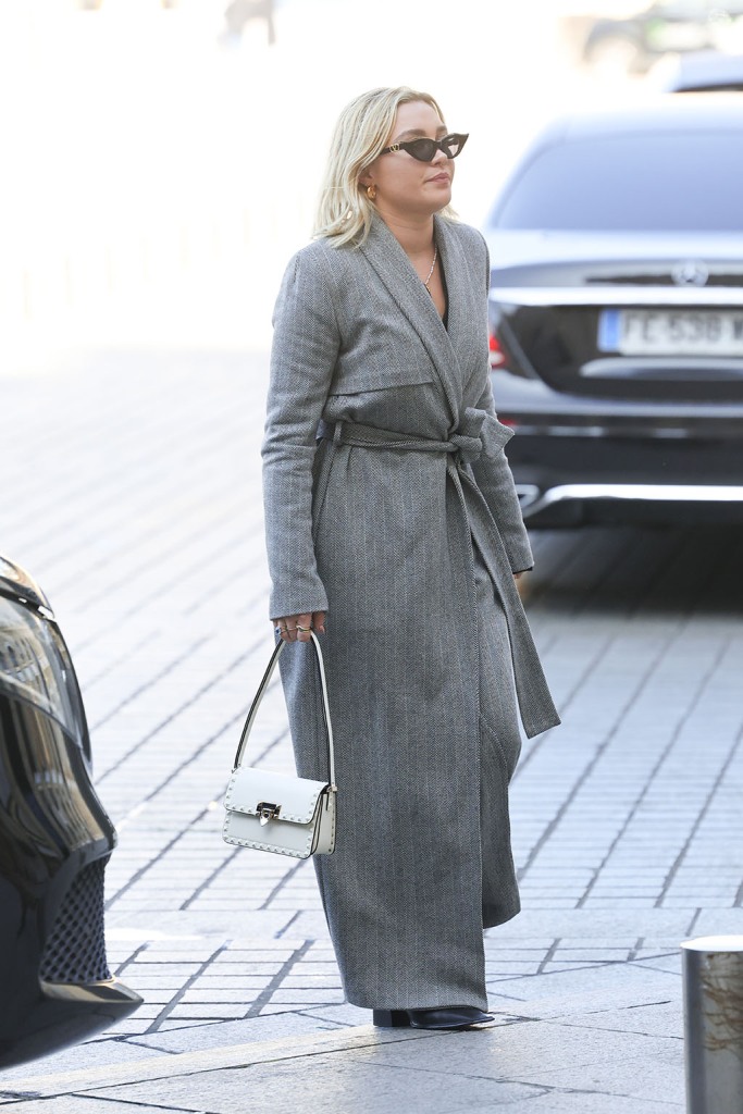 Florence Pugh is seen in Paris on March 03, 2023.