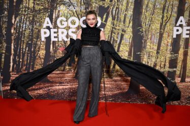 Florence Pugh's Latest Look Proves a Crop Top and Trousers Will Always Be a Winning Combo