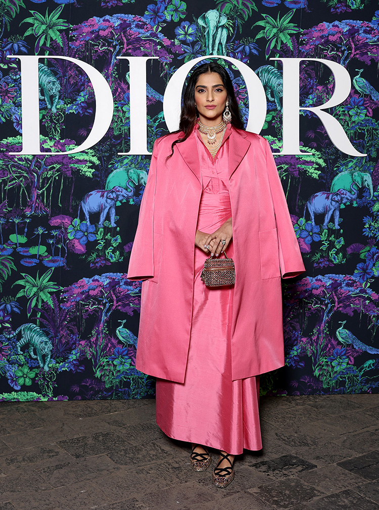Sonam Kapoor attends the Christian Dior Womenswear Fall 2023 show