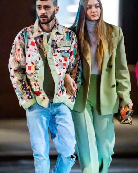 NEW YORK NEW YORK  JANUARY 11 Zayn Malik  and Gigi Hadid are seen in NoHo on January 11 2020.