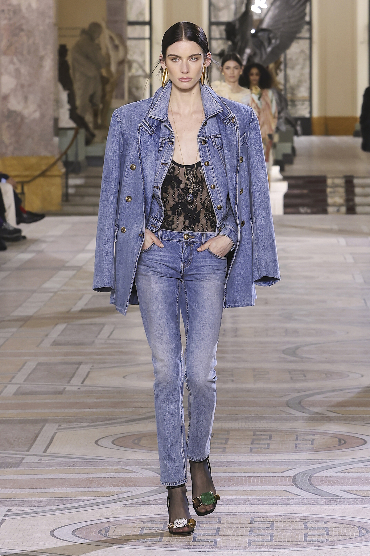 In a Dance of Denim and Decor: Zimmermann Fall 2023