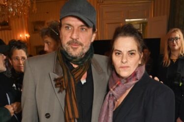 Andreas Kronthaler and Tracey Emin at the Vivienne Westwood show.