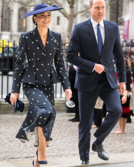 Prince William and Kate Middleton attend the 2023 Commonwealth Day Service at Westminster Abbey on March 13 2023.