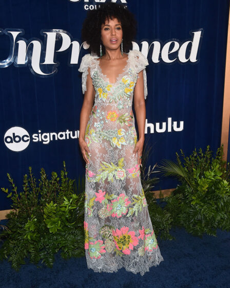 Kerry Washington Wore Elie Saab To The 'UnPrisoned' LA Premiere