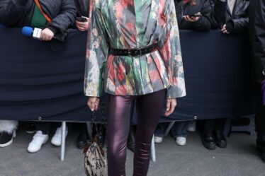 Lisa Rinna attends the Vivienne Westwood fall 2023 show on March 04, 2023 in Paris.