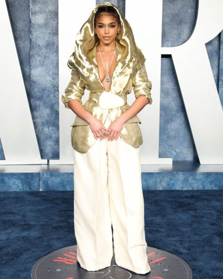 Lori Harvey Wore Stéphane Rolland Haute Couture To The 2023 Vanity Fair Oscar Party