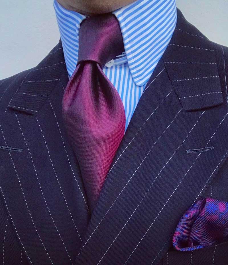 Men’s Fashion Pinstripe Suits