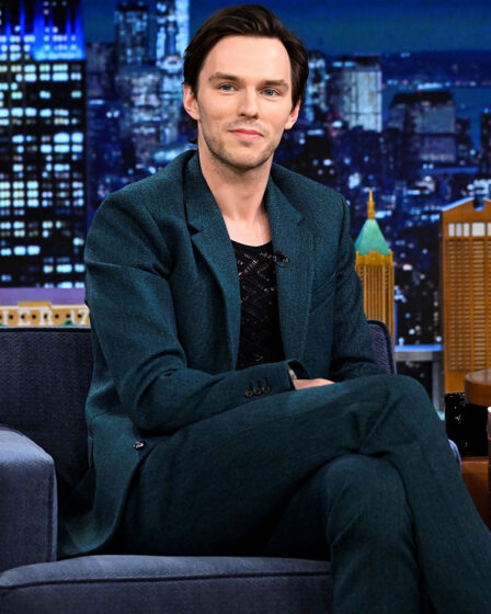 Nicholas Hoult Wore Versace On The Tonight Show Starring Jimmy Fallon