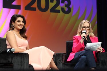Priyanka Chopra Jonas and Jennifer Salke head of Amazon Studios speak during the 2023 SXSW Conference and Festivals on...