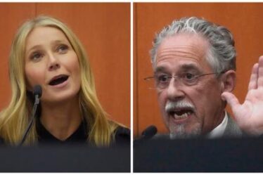 Paltrow and Sanders in court