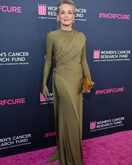 Sharon Stone
Women's Cancer Research Fund's An Unforgettable Evening Benefit Gala

Olive green dress
Built-in gloves

Yousef Akbar Spring 2023