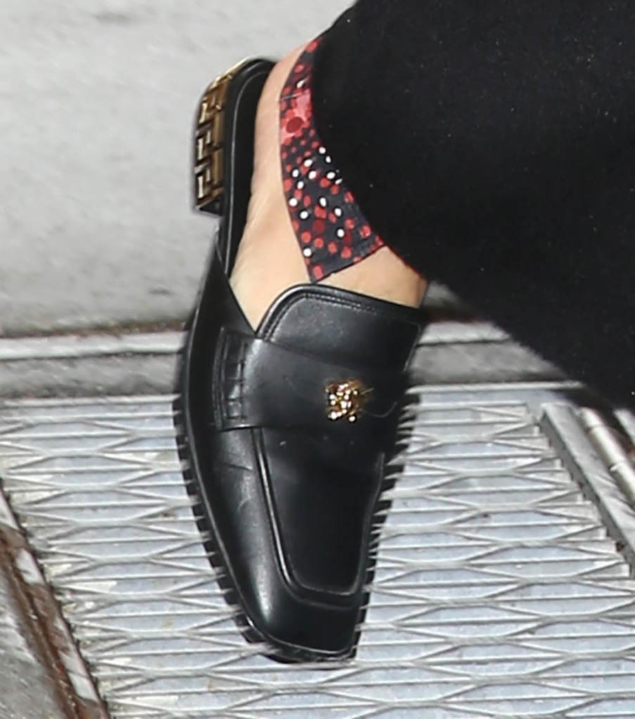 Ariana Debose, The View, Versace, Slip-On Loafers 