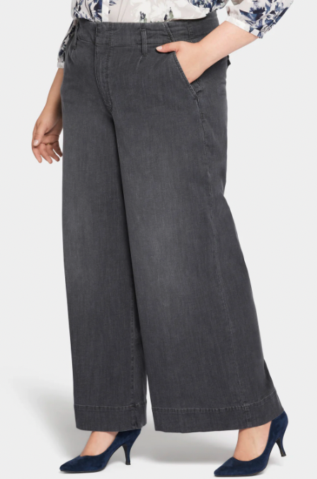 Product shot of model wearing Not Your Daughter's Jean's Mona Wide-Leg Trouser
