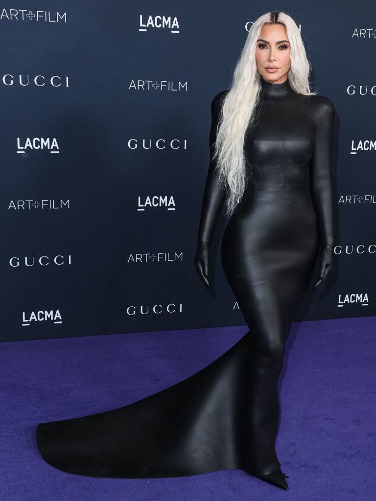 LOS ANGELES, CALIFORNIA, USA - NOVEMBER 05: American media personality, socialite and businesswoman Kim Kardashian wearing Balenciaga arrives at the 11th Annual LACMA Art + Film Gala 2022 presented by Gucci held at the Los Angeles County Museum of Art on November 5, 2022 in Los Angeles, California, United States. 06 Nov 2022 Pictured: Kim Kardashian. Photo credit: Xavier Collin/Image Press Agency/MEGA TheMegaAgency.com +1 888 505 6342 (Mega Agency TagID: MEGA915245_018.jpg) [Photo via Mega Agency]