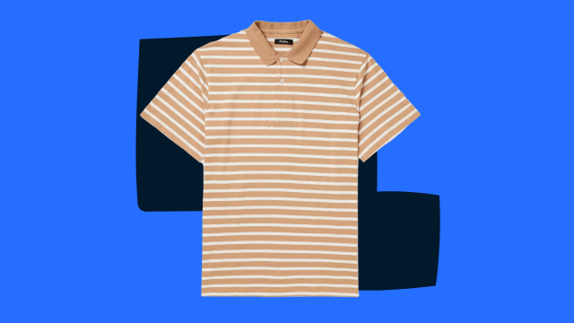 Malbon striped polo shirt