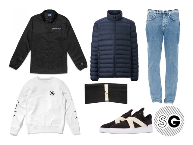 casual, normcore, saturdays, dad style, paul smith, puffer, puffer jacket, wood wood, champion, athleisure, light wash jeans, coach jacket, collab, uniqlo, saturdays, filling pieces