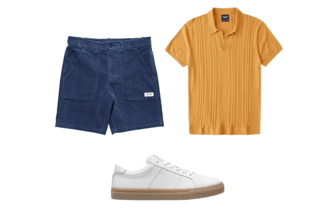 knit polo shirt outfits