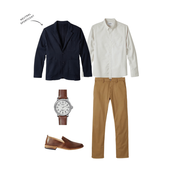 elevated casual outfit for men