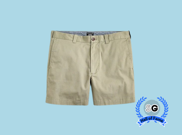 j.crew men's 5" chino shorts