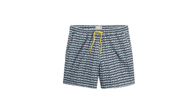 j.crew printed swim shorts