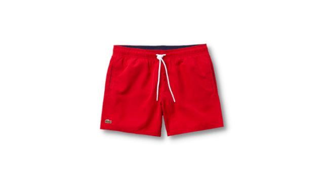 Lacoste red Light Quick-Dry Swim shorts