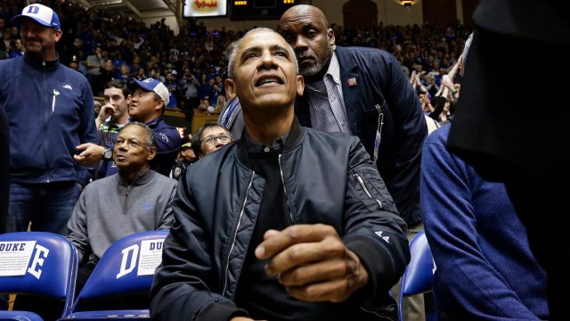 Barack Obama rag & bone bomber jacket