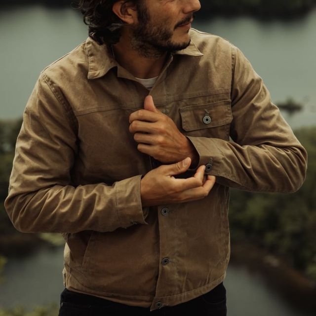 Flint and Tinder Waxed Trucker Jacket