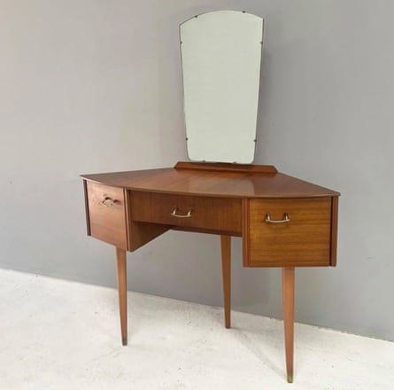 1960’s Mid-Century Spetite Dressing Table by Proper Stuff (£470) available on Narchie