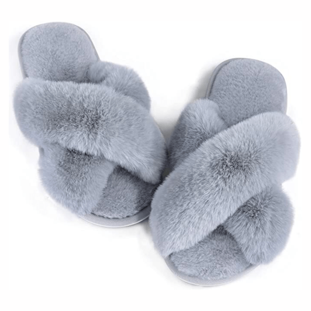 amazon fluffy slippers