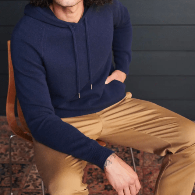 Quince cashmere hoodie