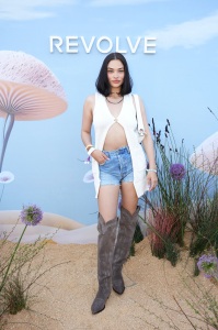 THERMAL, CALIFORNIA - APRIL 15: Shanina Shaik attends REVOLVE Festival 2023, Thermal, CA - Day 1 on April 15, 2023 in Thermal, California. (Photo by Gonzalo Marroquin/Getty Images for REVOLVE)
