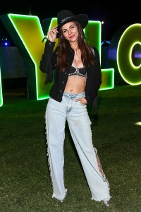 Victoria Justice at NYLON House in the Desert 2023 presented by Samsung Galaxy