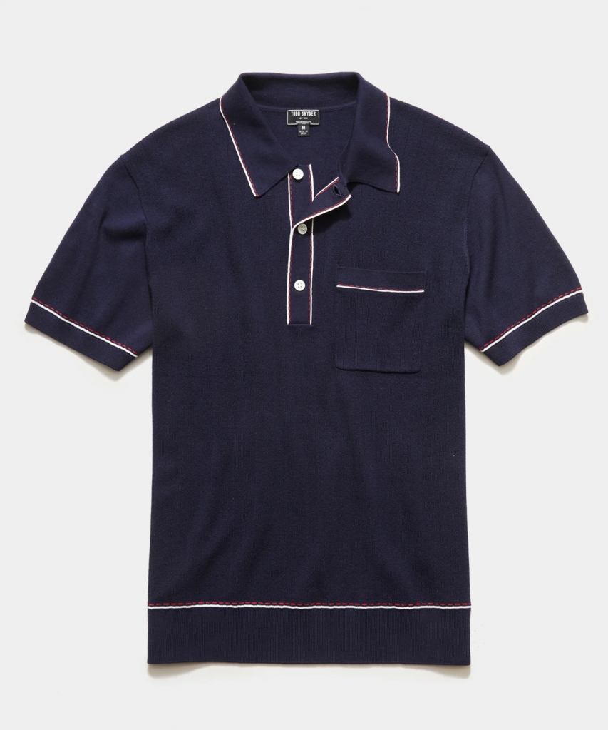 Todd Snyder sweater polo