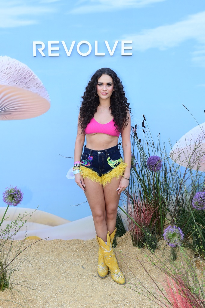 THERMAL, CALIFORNIA - APRIL 15: Madison Pettis attends REVOLVE Festival 2023, Thermal, CA - Day 1 on April 15, 2023 in Thermal, California. (Photo by Vivien Killilea/Getty Images for REVOLVE)