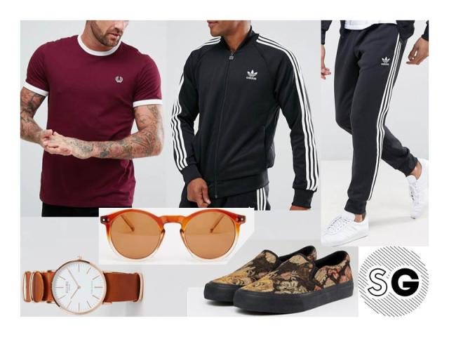asos, slip-ons, adidas, tracksuit, class style, college style