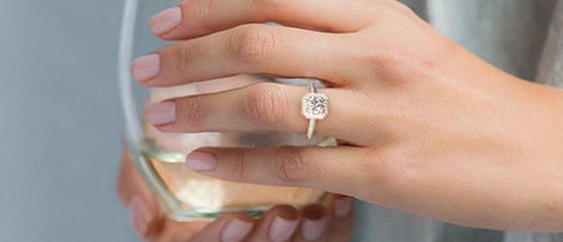 engagement ring for a stylish bride