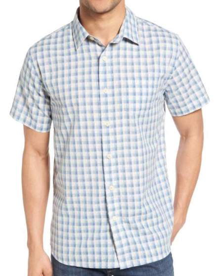 Grayers gingham print button down, what women want