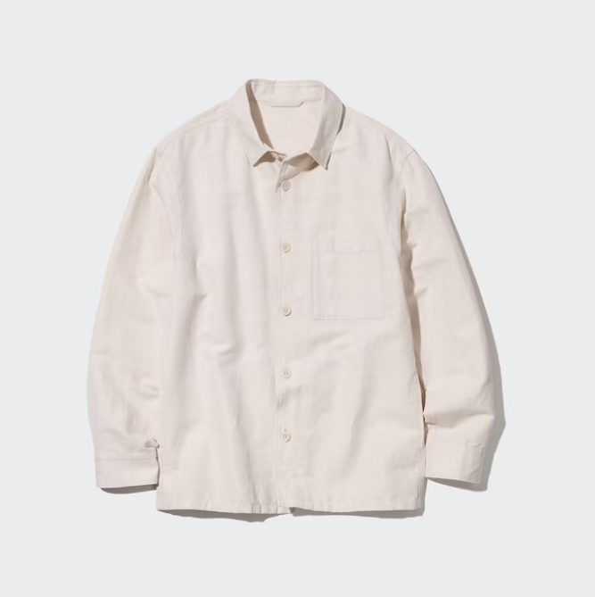 Uniqlo Cotton Linen Overshirt