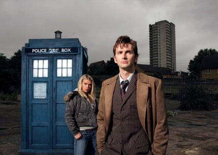 David Tennant, the Doctor from 2005 to 2010, with Billie Piper
