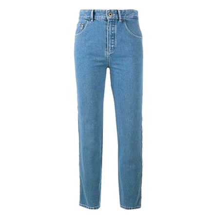 Blue narrow jeans