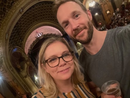 Sam and Eloise attending the theatre in 2023.
