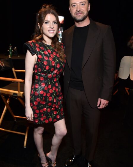 Anna Kendrick and Justin Timberlake at CinemaCon 2023. 