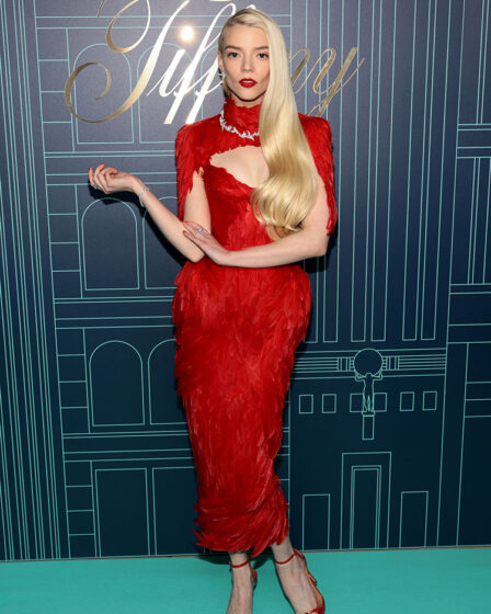 Anya Taylor Joy Wore Dilara Fındıkoğlu To The Tiffany & Co. NYC Flagship Store Reopening 

Red feather dress

Dilara Fındıkoğlu

Red Carpet