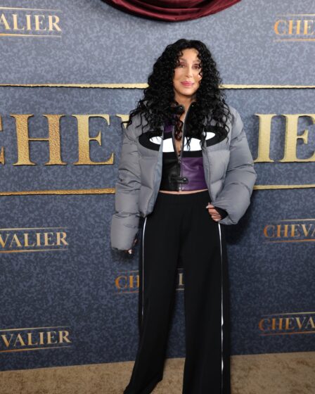 Cher attends the Los Angeles Special Screening of Searchlight Pictures' Chevalier at El Capitan Theatre on April 16 2023...