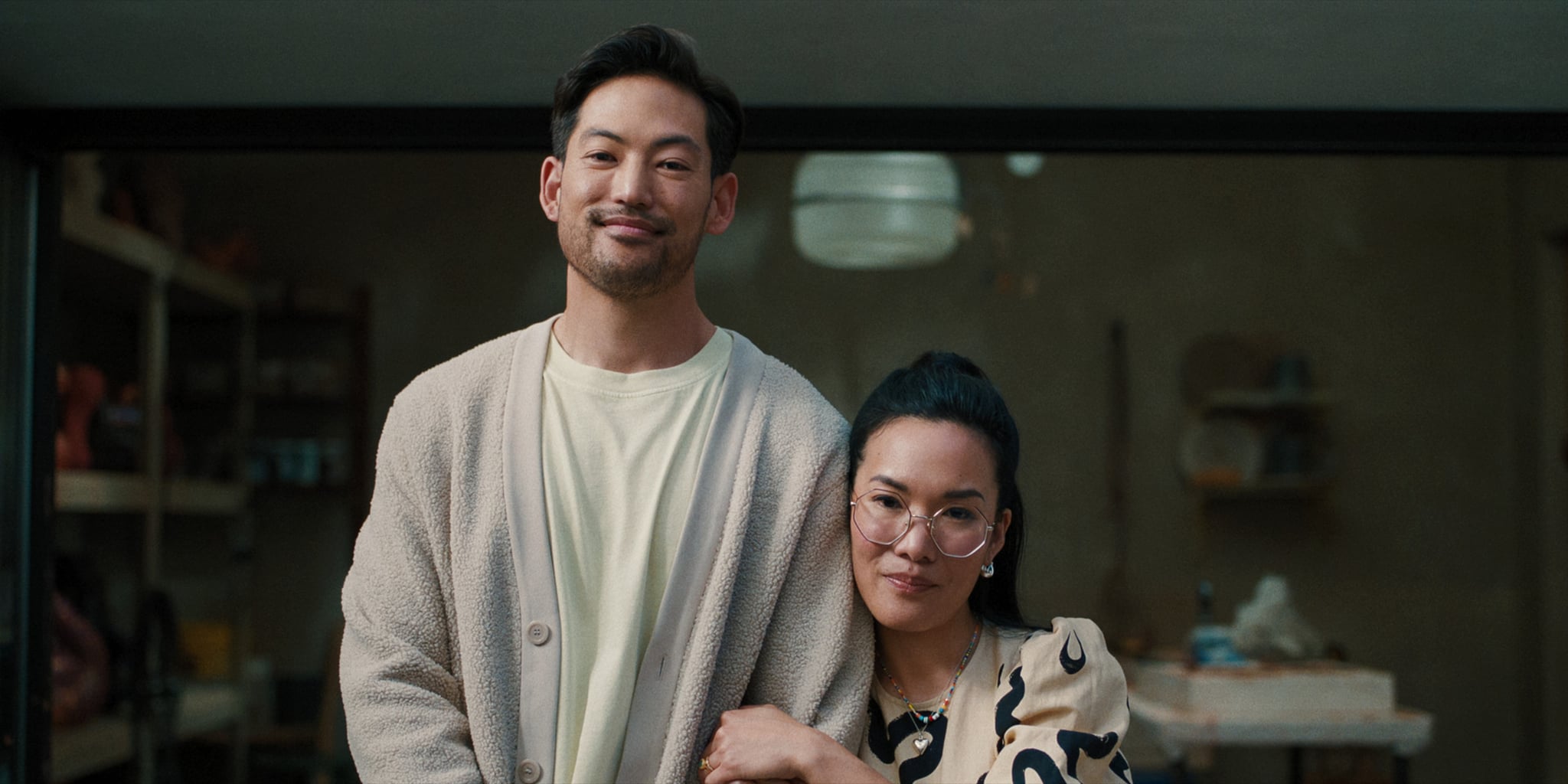 Beef. (L to R) Joseph Lee as George, Ali Wong as Amy in episode 103 of Beef. Cr. Courtesy of Netflix © 2023