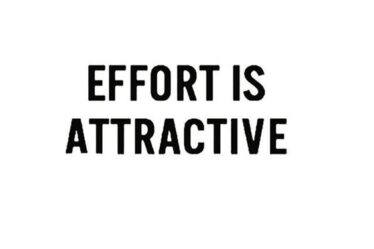 effort is attractive, reason to dress up