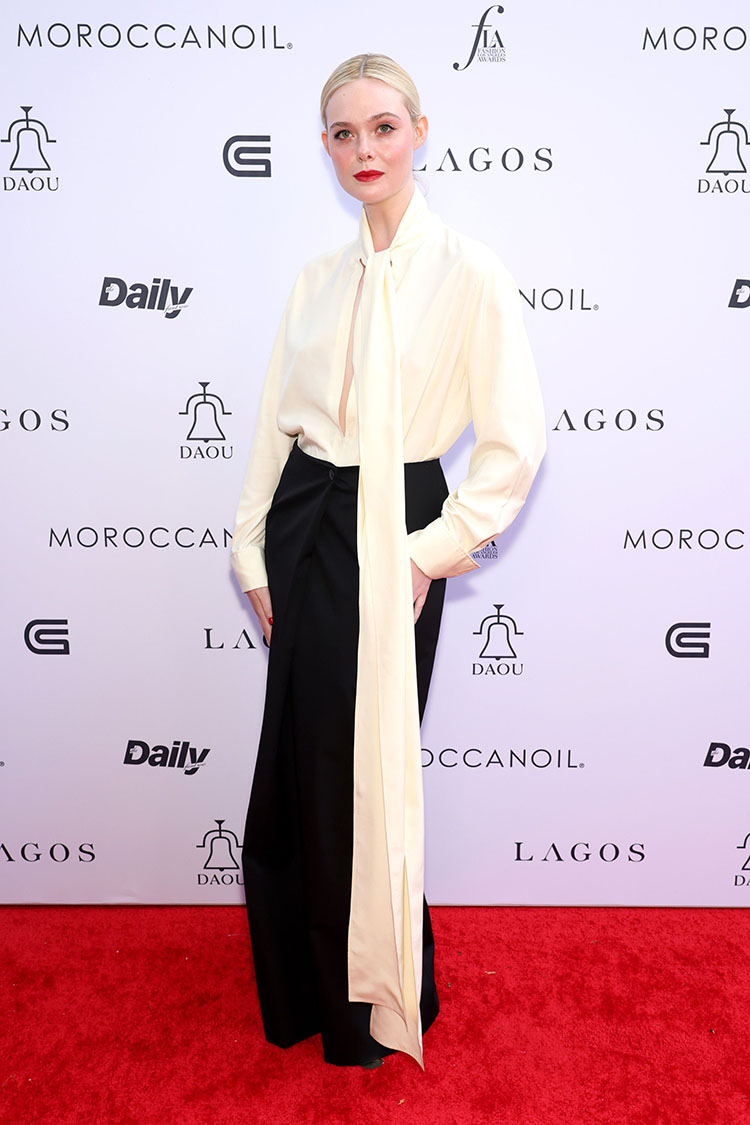 Elle Fanning Wore Givenchy To The Daily Front Row’s 7th Annual Fashion Los Angeles Awards 