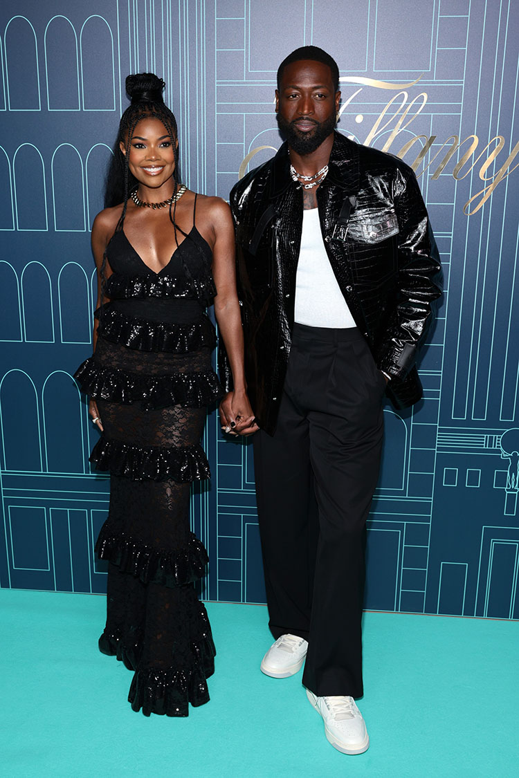 Gabrielle Union and Dwayne Wade attend as Tiffany & Co. Celebrates the reopening of NYC Flagship store